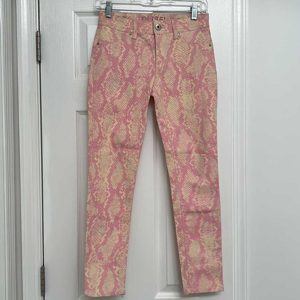 Dl1961 Jeans Python Print